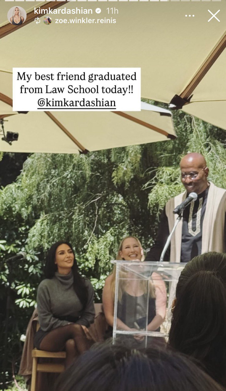 Kim Kardashian a obținut o diplomă în drept